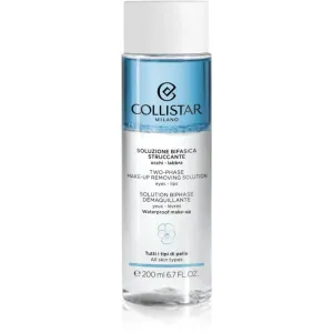 Collistar Cleansers Two-phase Make-up Removing Solution Eyes-Lips bi-phase waterproof makeup remover for eyes and lips 200 ml