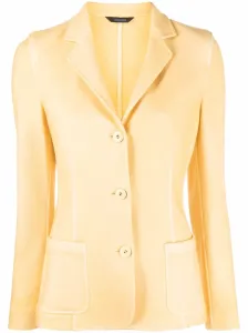 COLOMBO - Cashmere And Silk Blend Single Breasted Jacket #1206135