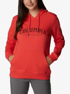 Columbia Hoodie Sweatshirt Red #191556