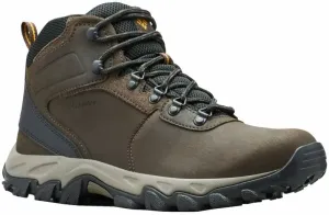 Columbia Men's Newton Ridge Plus II Waterproof Hiking Boot Cordovan/Squash 44 Mens Outdoor Shoes