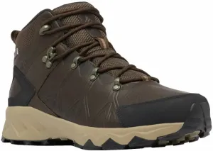 Columbia Men's Peakfreak II Mid OutDry Leather Shoe Cordovan/Black 41 Mens Outdoor Shoes