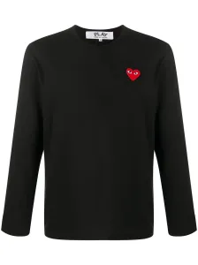 COMME DES GARCONS PLAY - Small Logo Long Sleeve T-shirt #387620