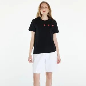 Comme des Garçons PLAY Short Sleeve Logo Print T-Shirt UNISEX Black #1896557