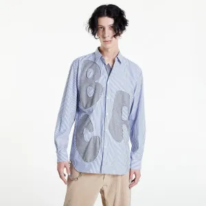 Comme Des Garçons SHIRT Mens Shirt Woven Striped White / Blue #732555