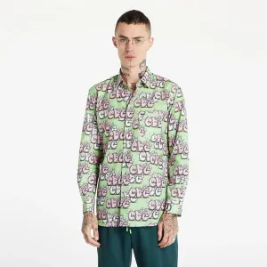 Comme des Garçons SHIRT x KAWS Mens Shirt Woven Green/ Pink #718770