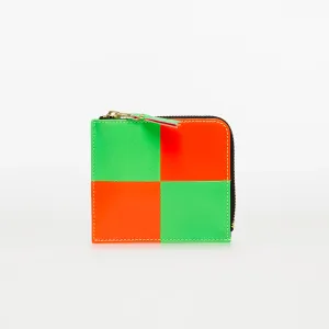 Comme des Garçons Fluo Squares Wallet Orange/ Green #718852