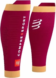 Compressport R2 3.0 Persian Red/Blazing Orange T1 Calf covers for runners