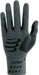 Compressport 3D Thermo Gloves Asphalte/Black S/M Running Gloves