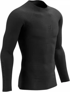 Compressport On/Off Base Layer LS Top M Black XL Running t-shirt with long sleeves