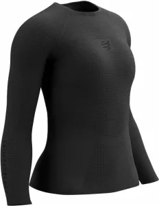 Compressport On/Off Base Layer LS Top W Black S Running t-shirt with long sleeves