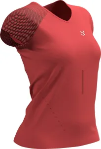 Compressport Performance T-Shirt Coral M Running t-shirt with short sleeves