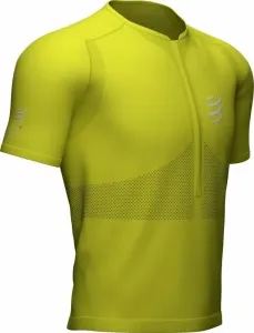 Compressport Trail Half-Zip Fitted SS Top Primerose M Running t-shirt with short sleeves