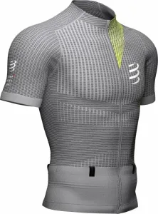 Compressport Trail Postural SS Top M Alloy/Primerose M Running t-shirt with short sleeves