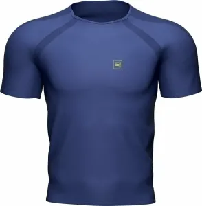 Compressport Training SS Tshirt M Sodalite/Primerose L Running t-shirt with short sleeves