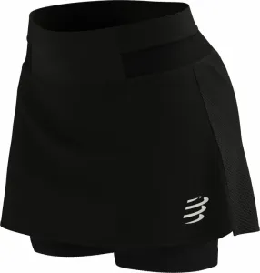 Compressport Performance Skirt W Black S Running shorts