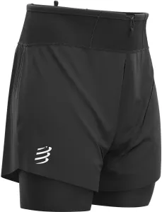 Compressport Trail 2-in-1 Short Black L Running shorts