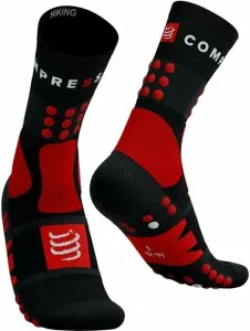 Compressport Hiking Socks Black/Red/White T3 Running socks