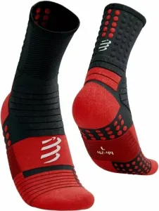 Compressport Pro Marathon Socks Black/High Risk Red T2 Running socks