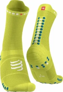 Compressport Pro Racing Socks v4.0 Run High Primerose/Fjord Blue T3 Running socks