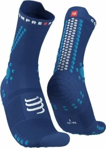 Compressport Pro Racing Socks v4.0 Trail Sodalite/Fluo Blue T4 Running socks