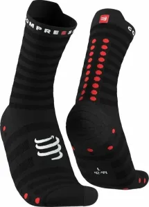 Compressport Pro Racing Socks v4.0 Ultralight Run High Black/Red T4 Running socks