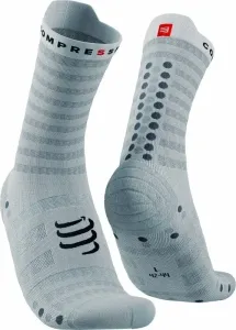 Compressport Pro Racing Socks v4.0 Ultralight Run High White/Alloy T3 Running socks