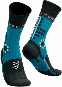 Compressport Pro Racing Socks Winter Trail Mosaic Blue/Black T1 Running socks