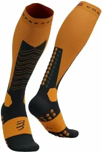 Compressport Ski Mountaineering Full Socks Autumn Glory/Black T1 Running socks