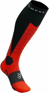 Compressport Ski Mountaineering Full Socks Black/Red T1 Running socks