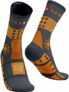 Compressport Trekking Socks Magnet/Autumn Glory T3 Running socks