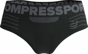 Compressport Seamless Boxer W Black/Grey XS Running underwear