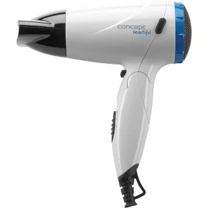 Concept Beautiful hair dryer White + Blue 1 pc