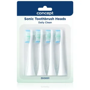 Concept Perfect Smile Daily Clean toothbrush replacement heads for ZK4000, ZK4010, ZK4030, ZK4040 4 pc