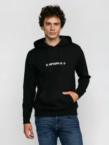 Converse Digital Print Graphic Sweatshirt Black