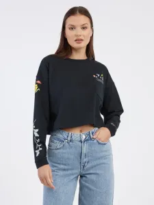 Converse Floral Sweatshirt Black