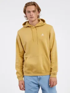 Converse Go-To Embroidered Sweatshirt Yellow #1608099