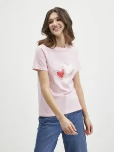 Converse T-shirt Pink #1343214