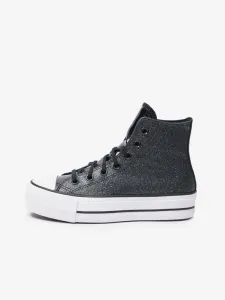 Converse Chuck Taylor All Star Lift Sparkle Party Sneakers Black