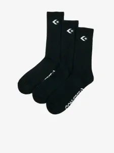 Converse Set of 3 pairs of socks Black