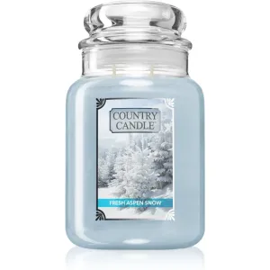 Country Candle Fresh Aspen Snow scented candle 680 g