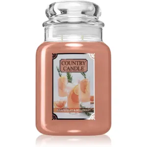 Country Candle Grapefruit & Rosemary scented candle 680 g