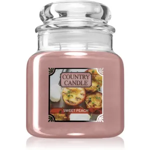 Country Candle Sweet Peach scented candle 453 g