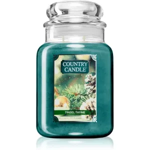 Country Candle Tinsel Thyme scented candle 680 g #218633