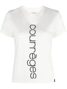 COURRÈGES - Logo Cotton T-shirt #1725648