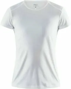 Craft ADV Essence Slim SS Women's Tee White M Running t-shirt with short sleeves