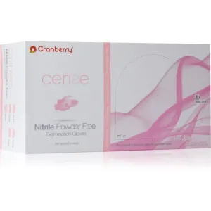 Cranberry Cerise Pink nitrile powder-free gloves size M 2x100 pc