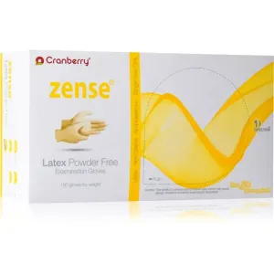 Cranberry Zense Natural powder-free latex gloves size S 50 pc