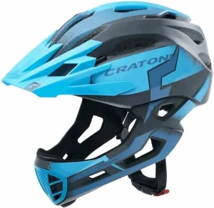 Cratoni C-Maniac Pro Grey/Blue Matt L/XL Bike Helmet