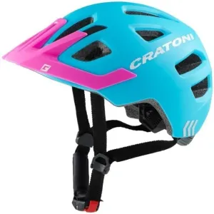 Cratoni Maxster Pro Blue/Pink Matt 46-51-XS-S Kid Bike Helmet