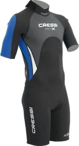 Cressi Wetsuit Med X Man 2.5 Black/Blue/Grey XL